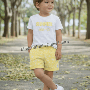 Conjunto amarillo Summer desde 6 meses hasta 36 meses 240544501