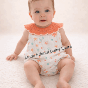 Pelele modelo sirenas 26412 desde 0 hasta 12 meses