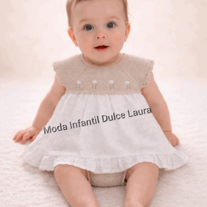 Jesusito con braguita modelo bella desde 0 hasta 12 meses 26129