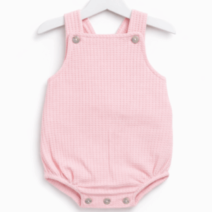 Pelele algodón rosa desde 1 hasta 12 meses T1500