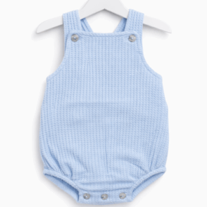 Pelele algodón azul desde 1 hasta 12 meses T1500