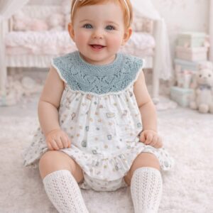 Jesusito con braguita Bruma verde empolvado 26126 desde 0 hasta 12 meses