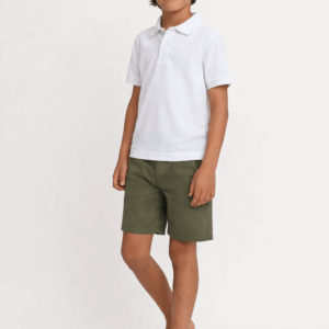 Bermuda corta verde militar desde 2 hasta 12 años 241409701