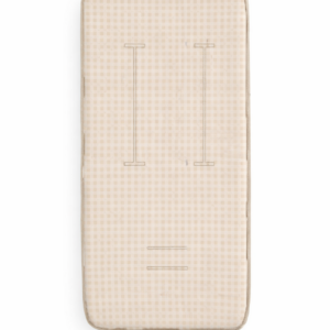 Colchoneta cuadros beige