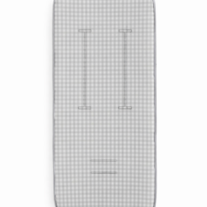 Colchoneta cuadros gris