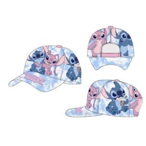 Gorra Stitch y Angel azul