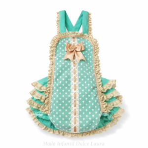 Ranita flamenca plumeti verde y camel desde 3 hasta 18 meses