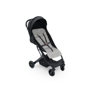 Colchoneta reversible coche nido de abeja gris