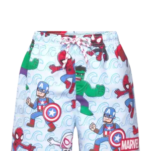 Bañador pantalón avenegers celeste desde 4 hasta 10 años  EZ18183